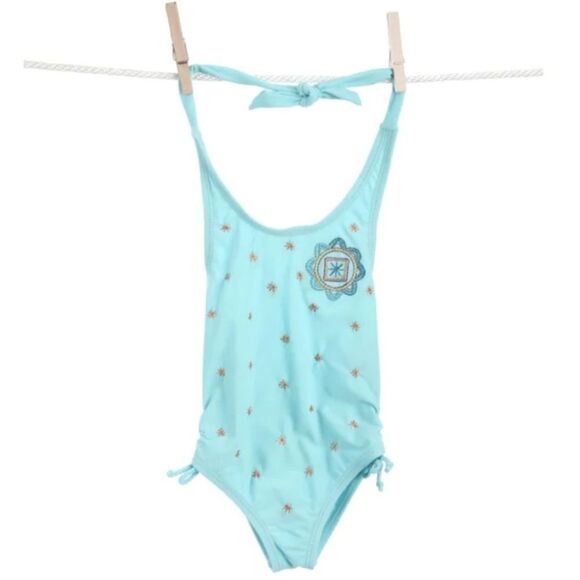 NWT Cabana Life Baby Girl Halter Top Swimsuit - Picture 1 of 5